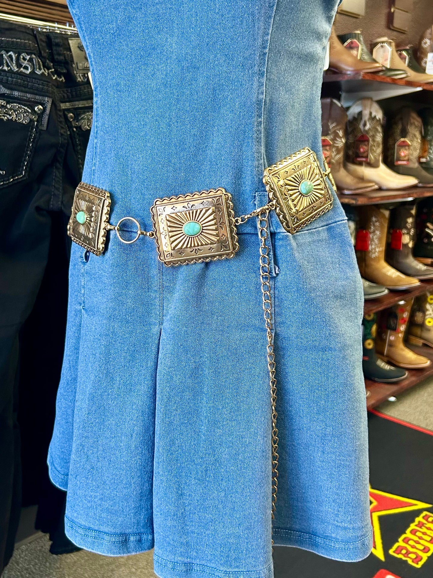 Camila Concho Bronze Belt