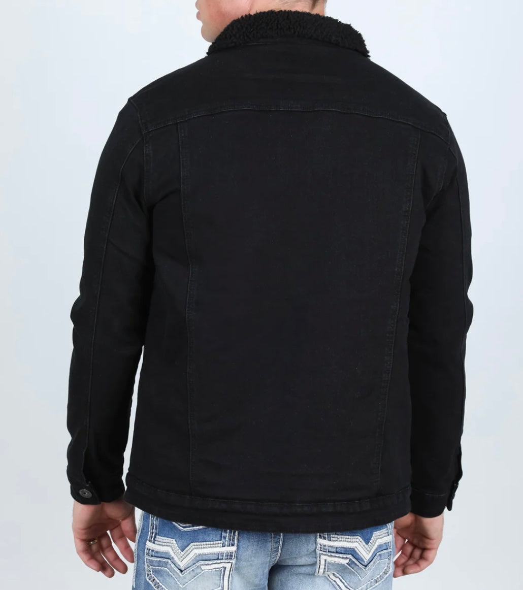 Sherpa Lined Denim Jacket