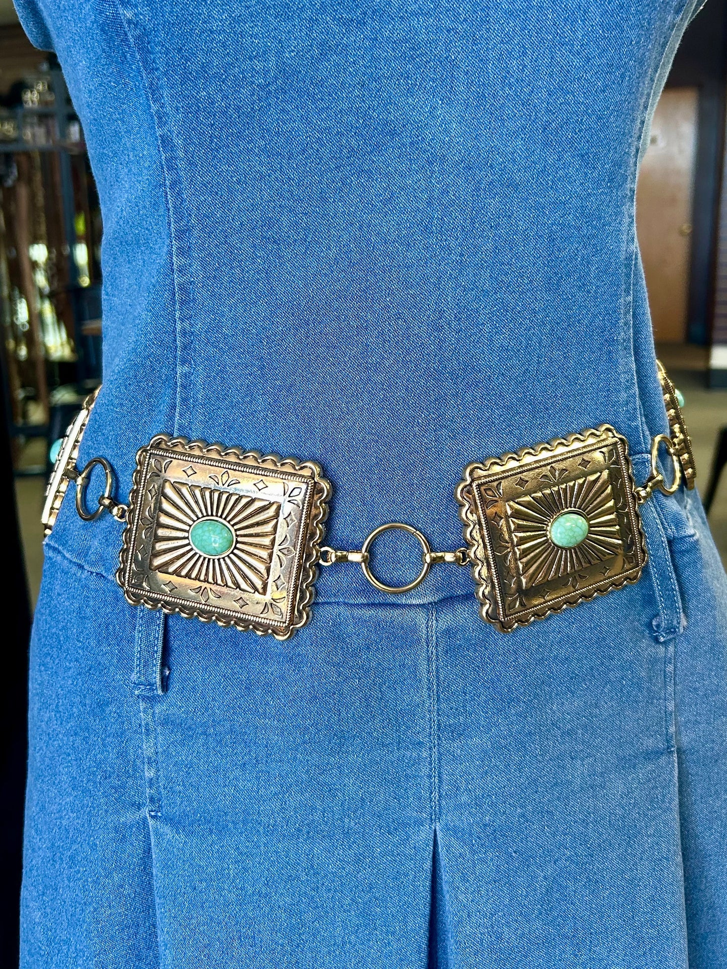 Camila Concho Bronze Belt