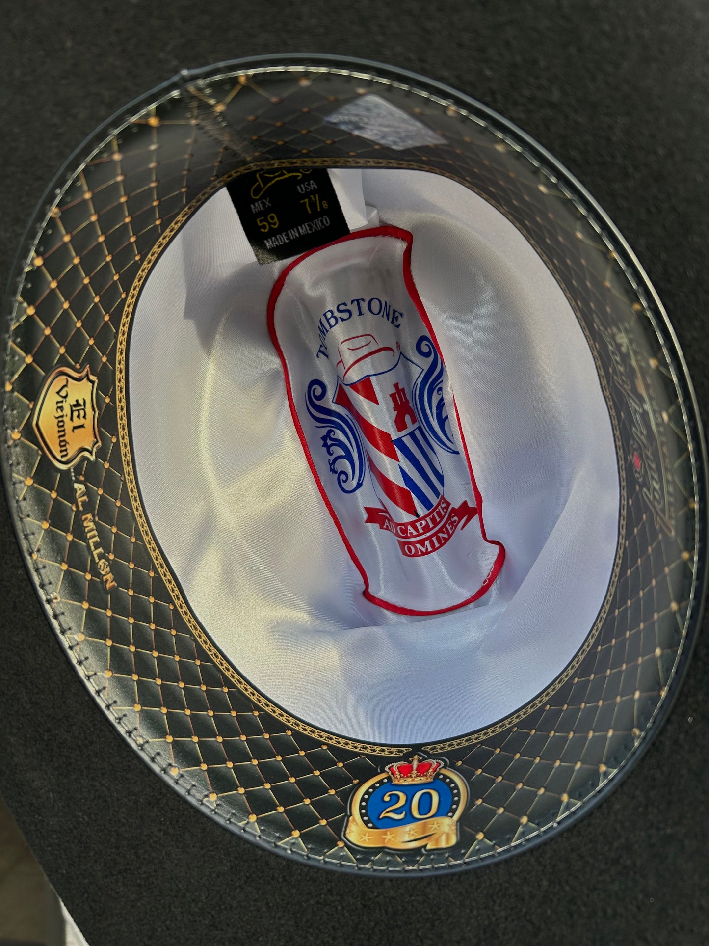 Texana Tombstone 20X Copa Alta Estilo El Viejon