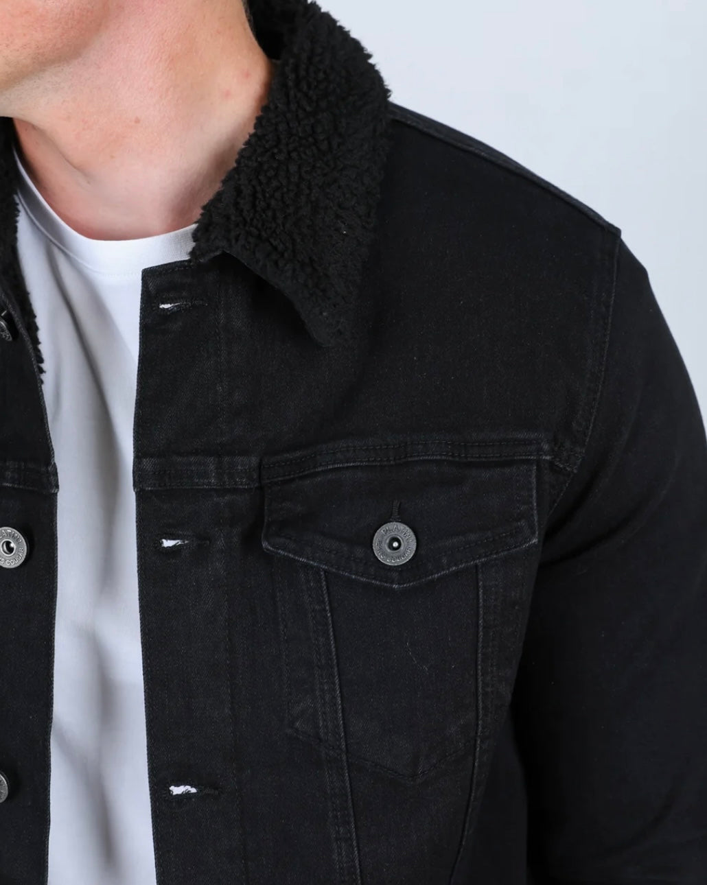 Sherpa Lined Denim Jacket