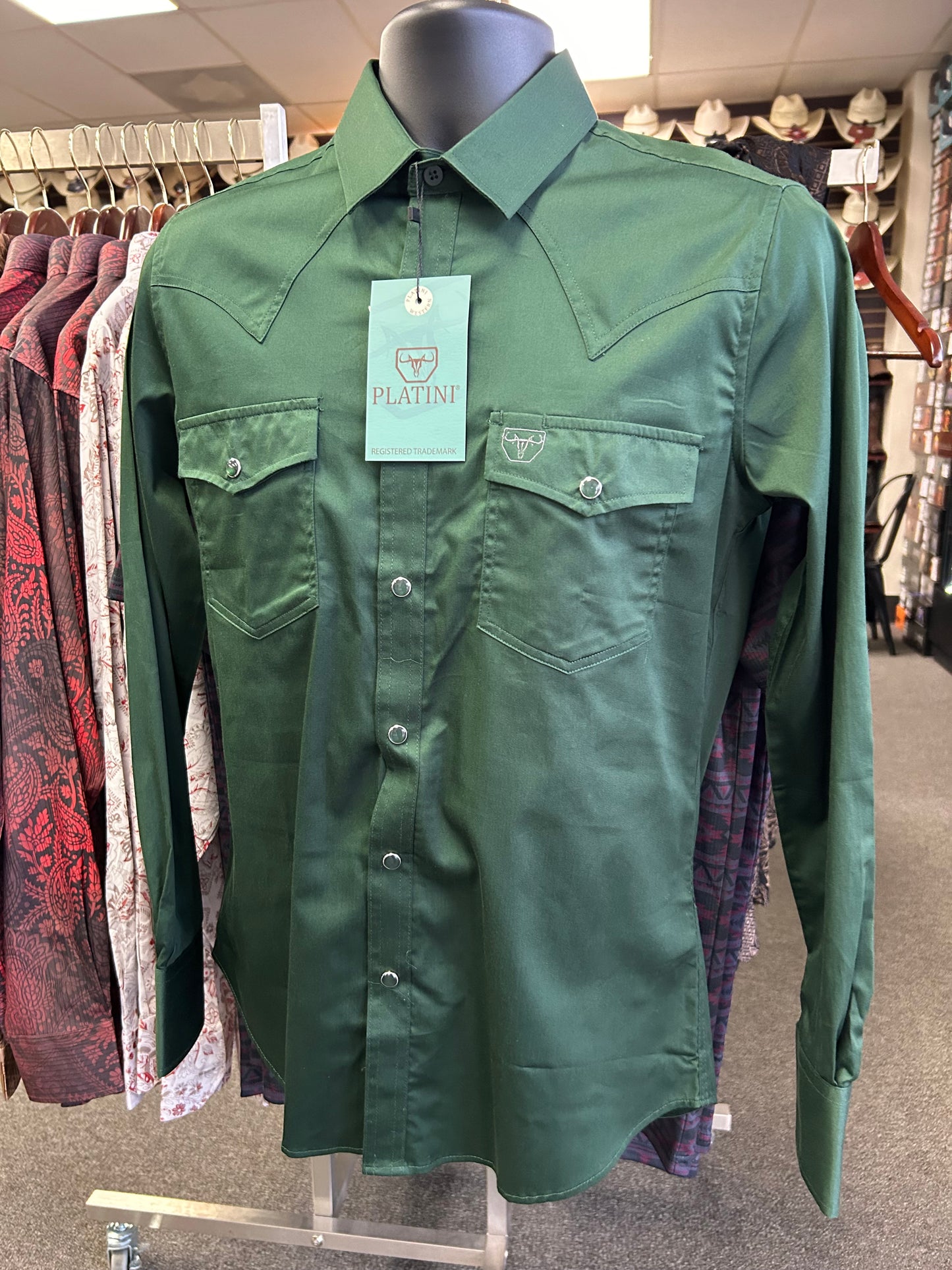 Emerald Green Dress Shirt