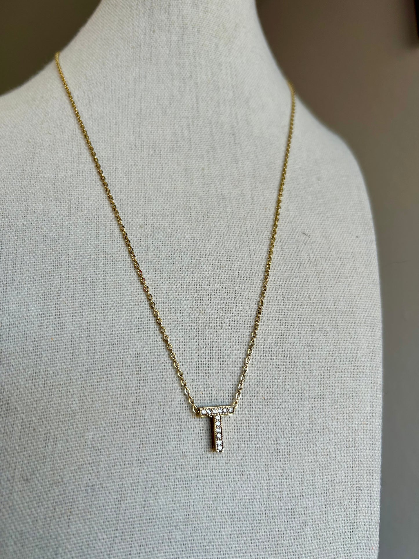 Letter T Necklace