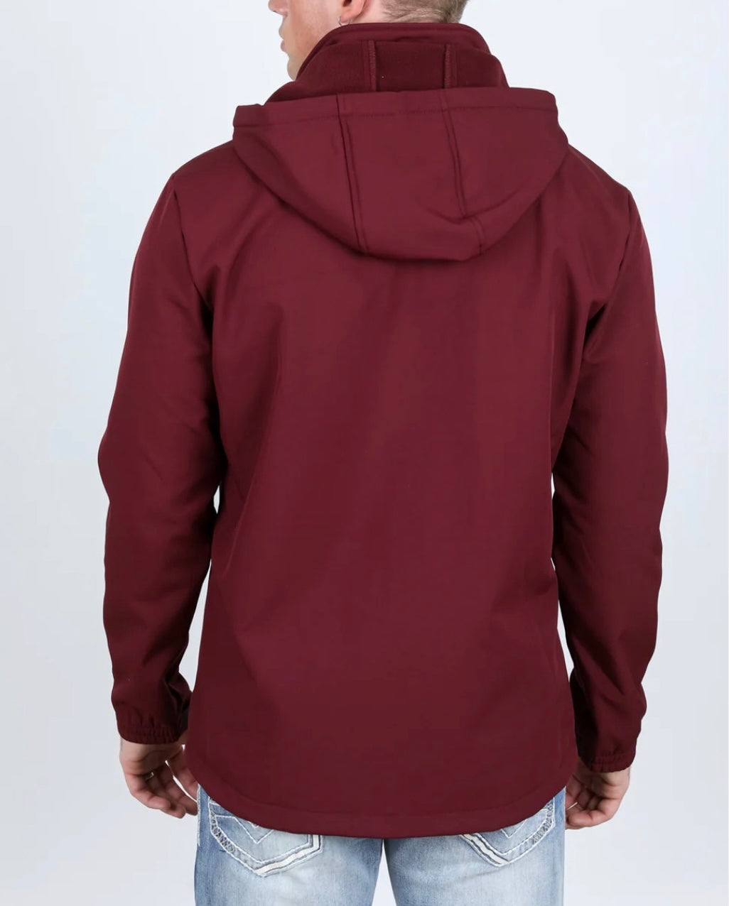 Burgundy Soft-shell Jacket