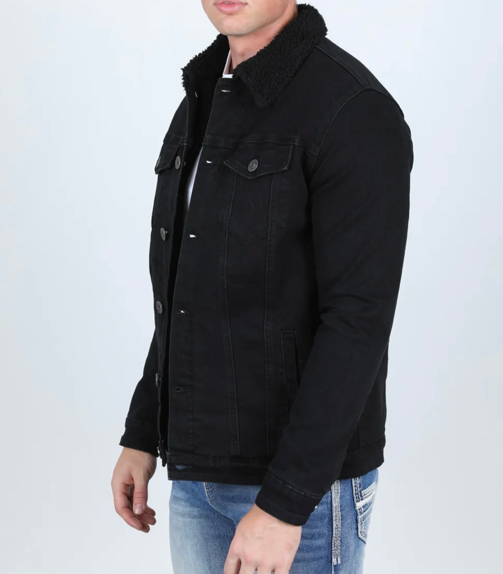 Sherpa Lined Denim Jacket
