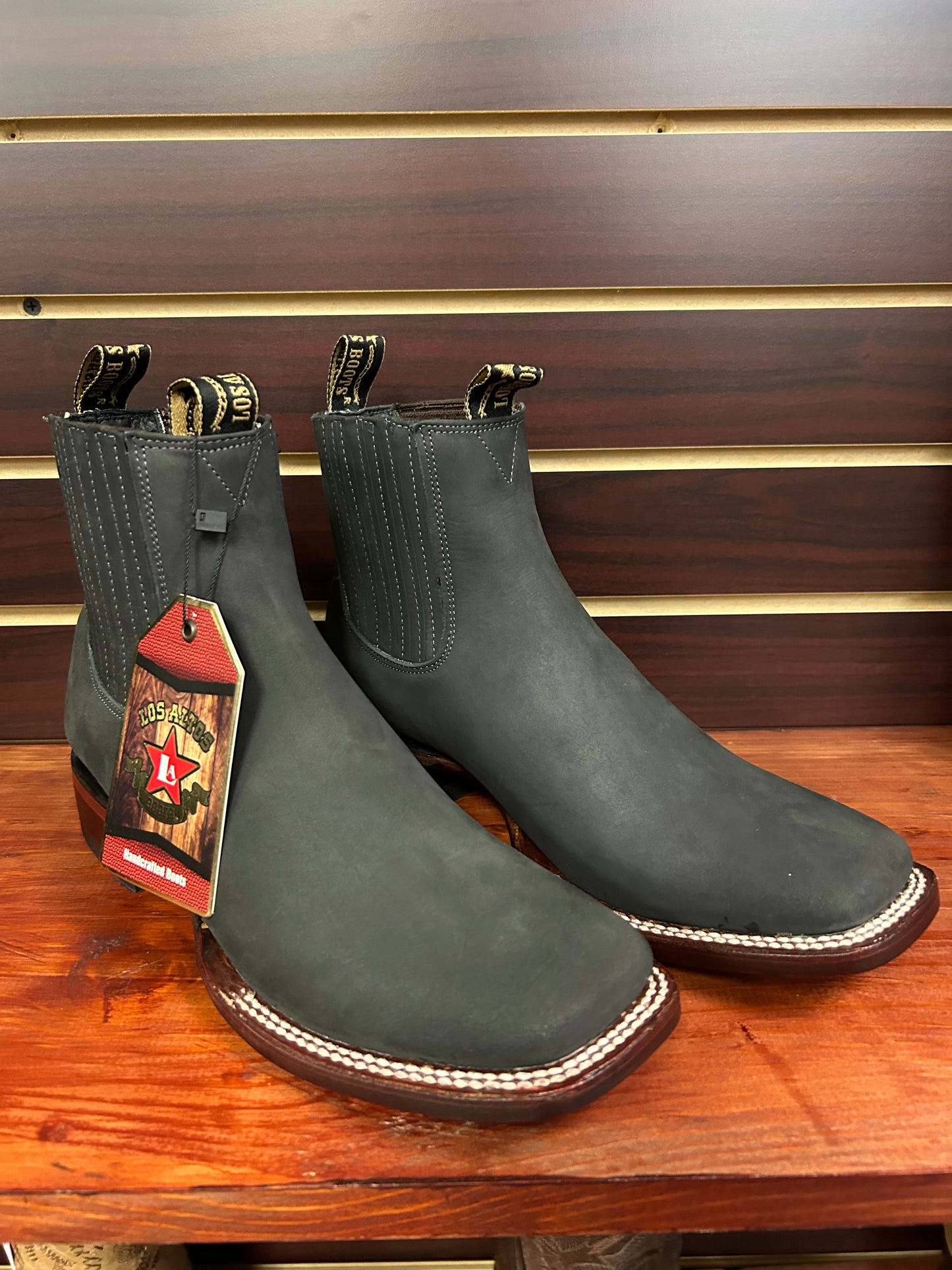 Botine Charro Nobuck Gray Los Altos Boots