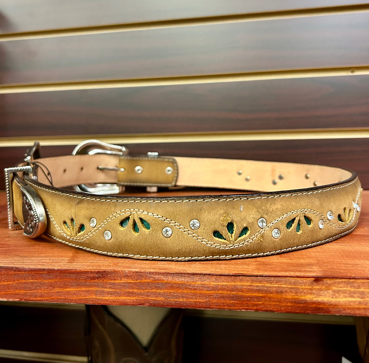 Stella Double Buckle Women’s Western Belt