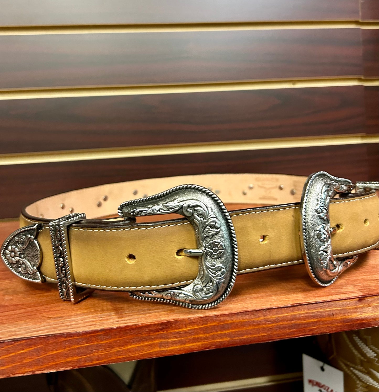 Stella Double Buckle Women’s Western Belt