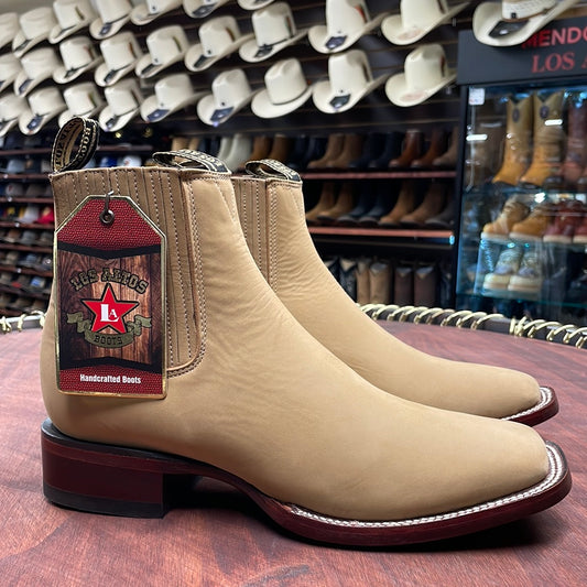 Los Altos Suede Square Toe Orix Boot