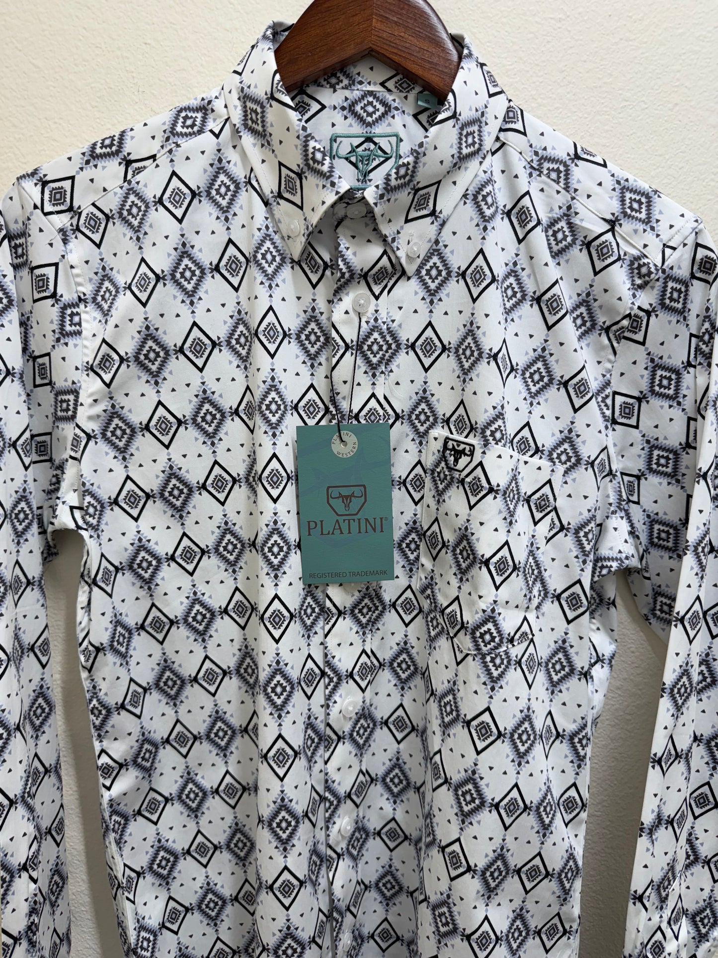 White Design Men’s Long sleeve Shirt