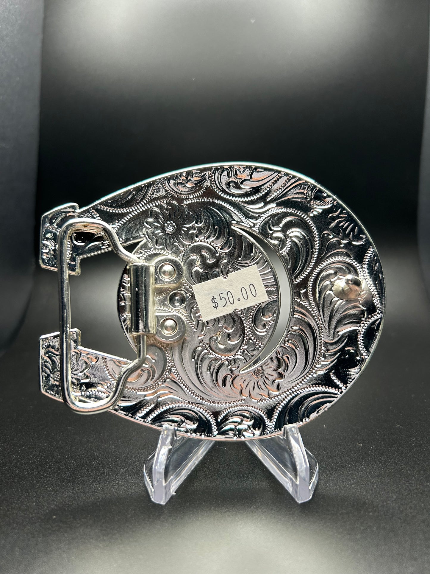 Mexican Flag Horseshoe Buckle