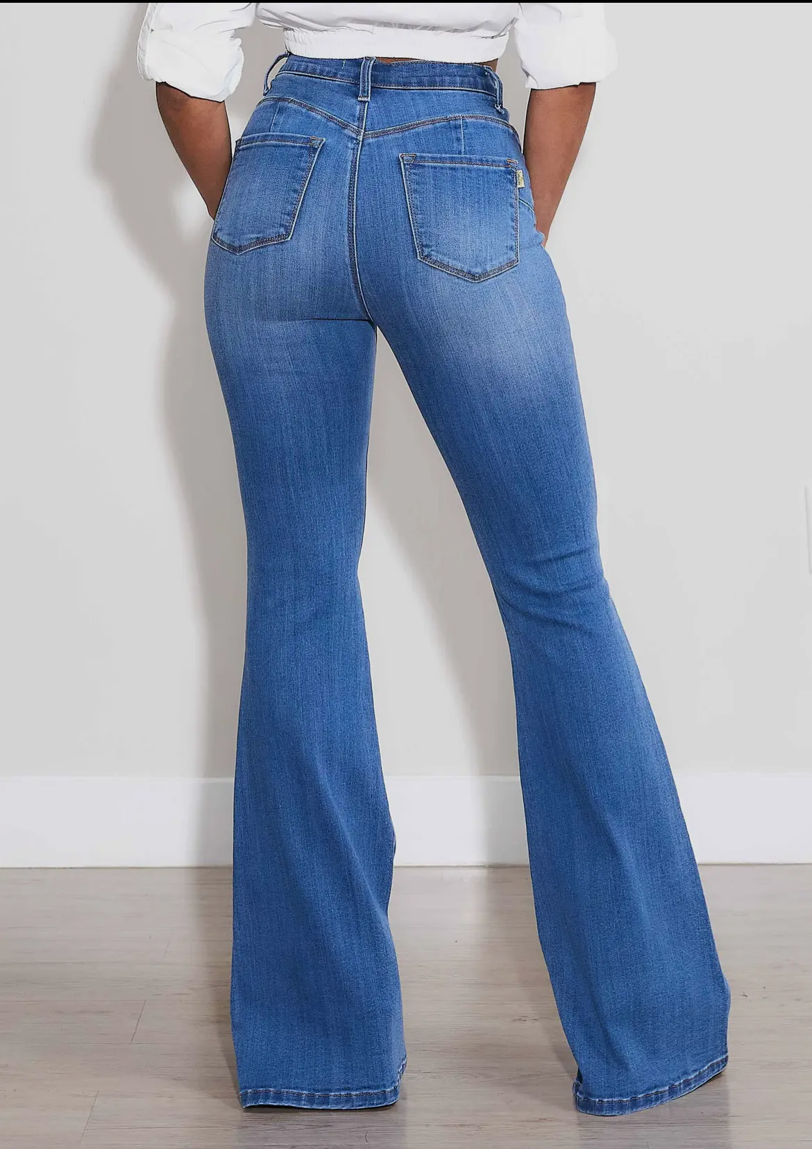 Flare Jeans (Medium Stone)