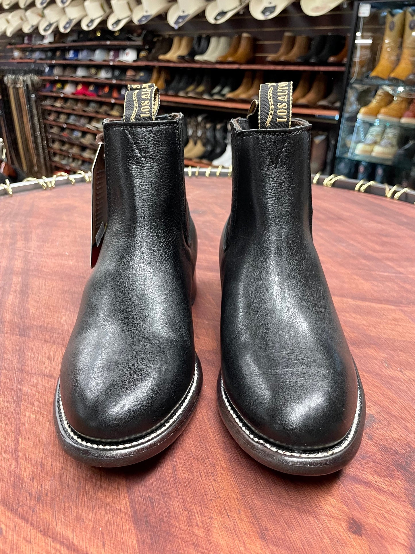 Los Altos Charro Short Boot Belmont Black