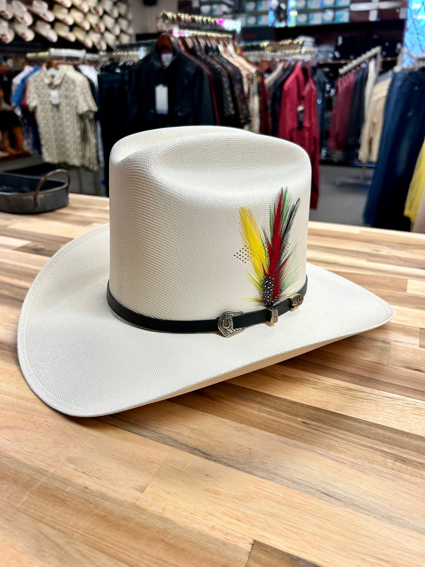 Sombrero Tombstone 1000X Copa Alta Estilo El Viejon