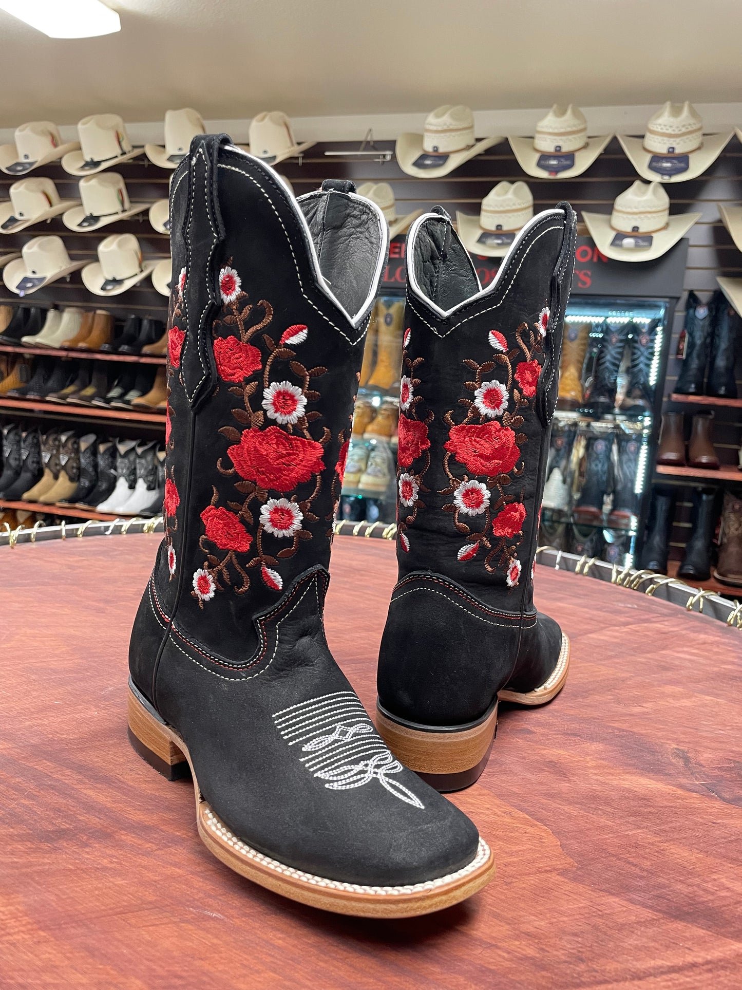 Women’s Nobuck Square Toe Boot