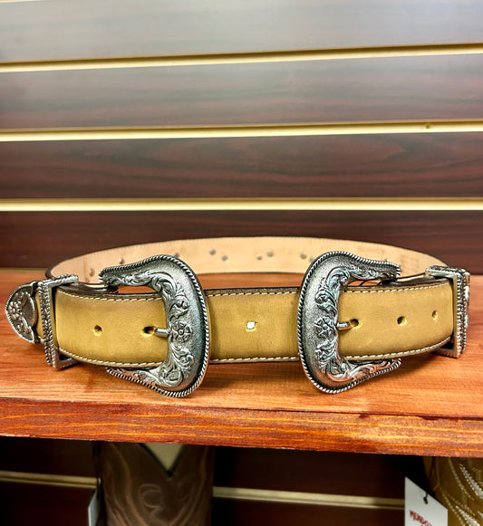 Stella Double Buckle Women’s Western Belt
