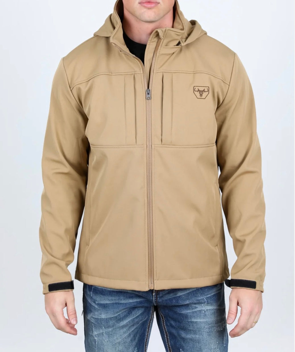 Khaki Soft-shell Jacket