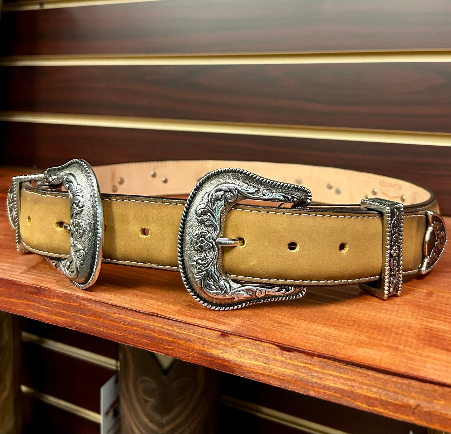 Stella Double Buckle Women’s Western Belt