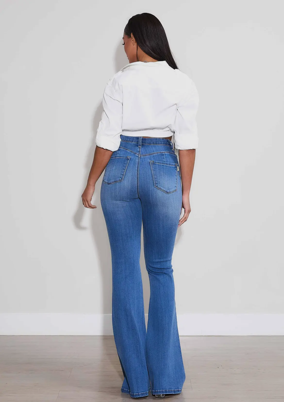 Flare Jeans (Medium Stone)