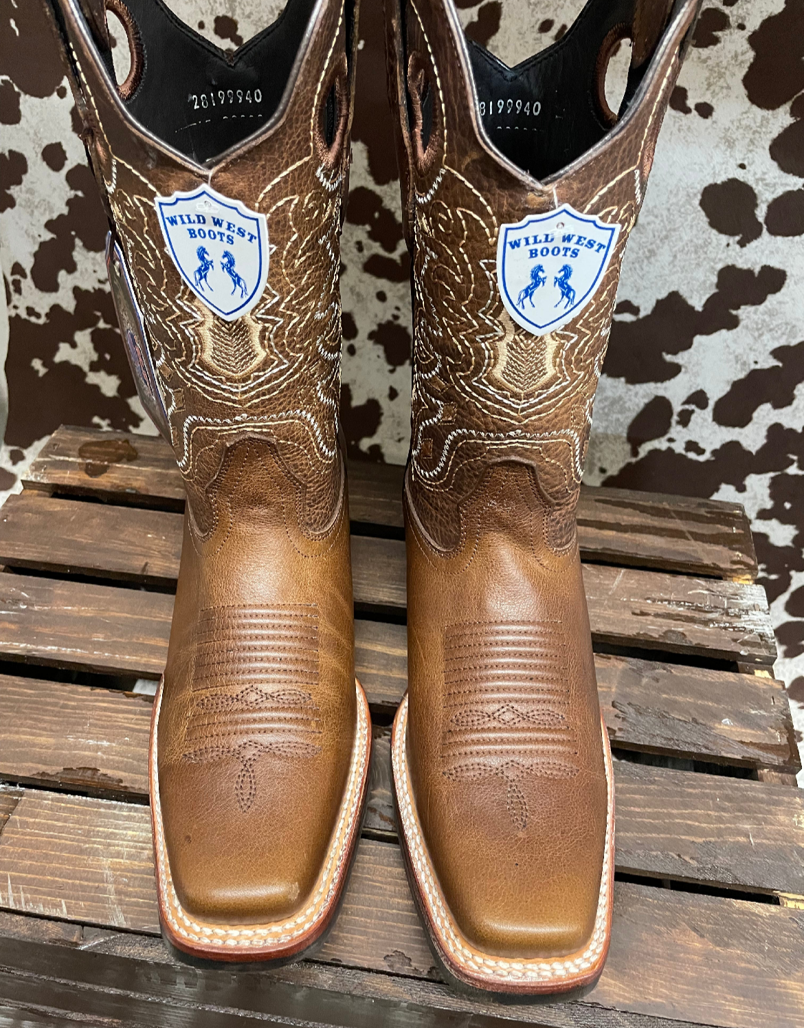 Rodeo Square Toe Boot (Walnut)