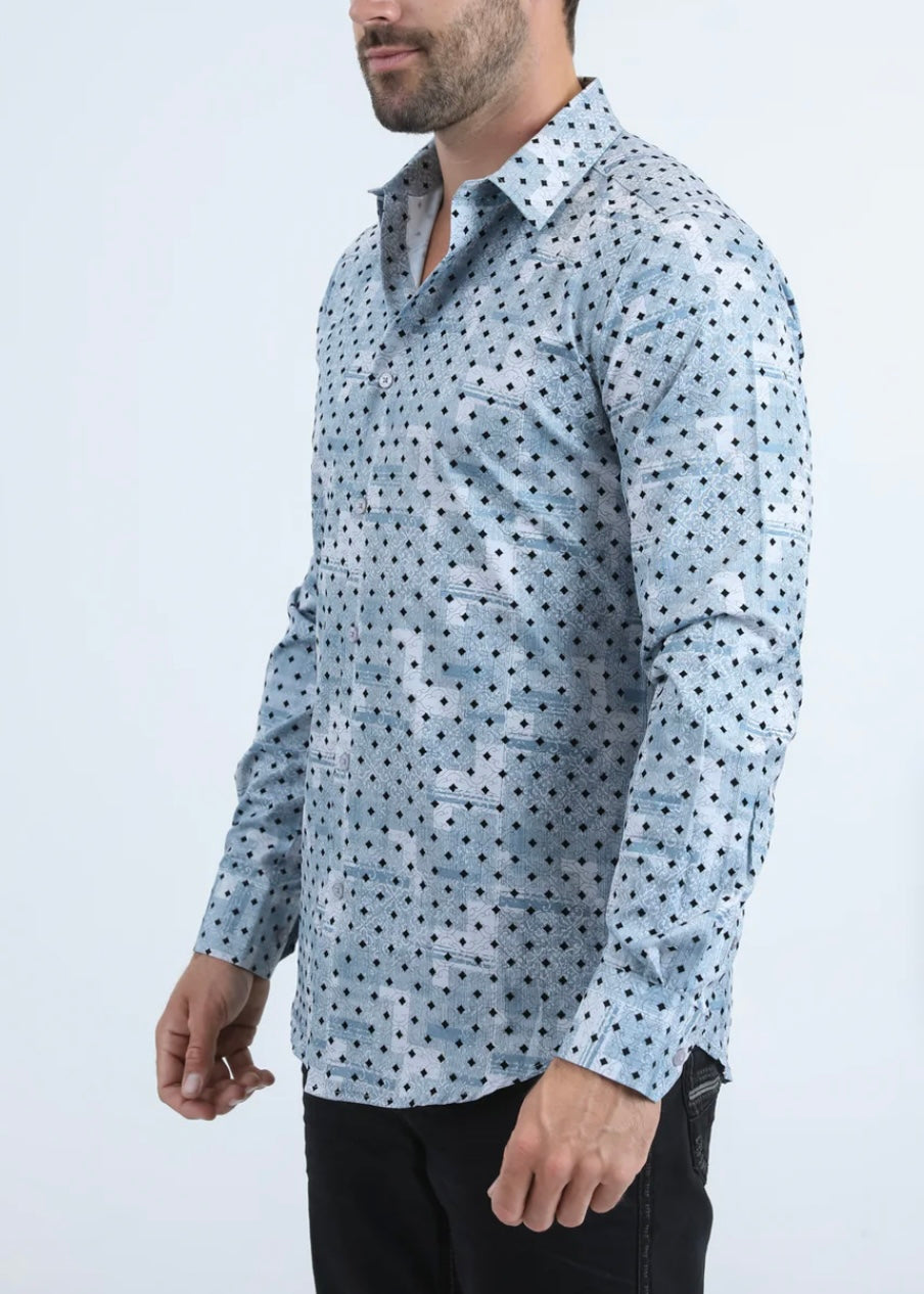 Light Blue Long Sleeve Shirt