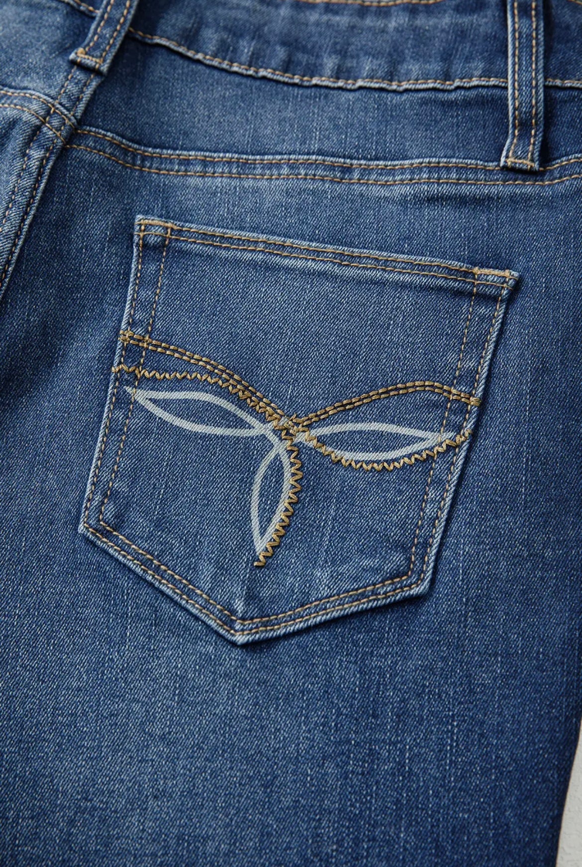 Boot Stitch Pocket Bootcut Jeans