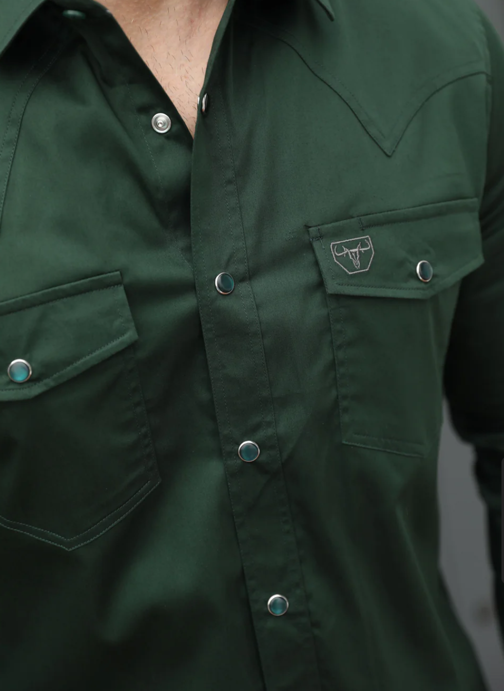 Emerald Green Men’s Long Sleeve Shirt