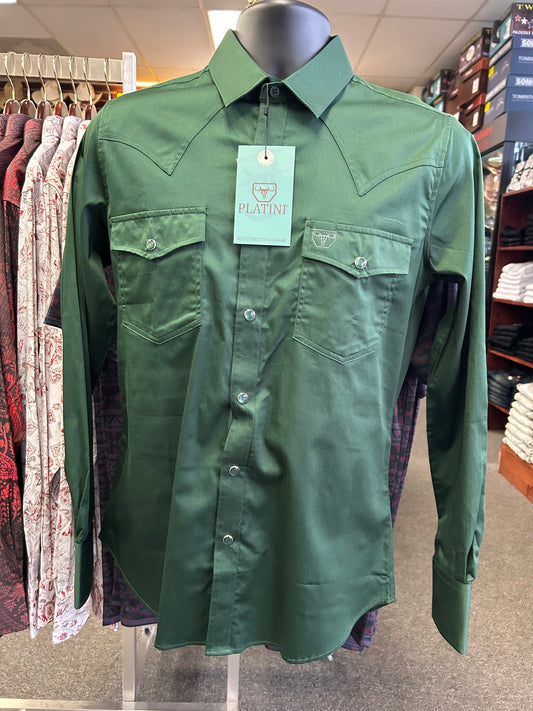 Emerald Green Dress Shirt