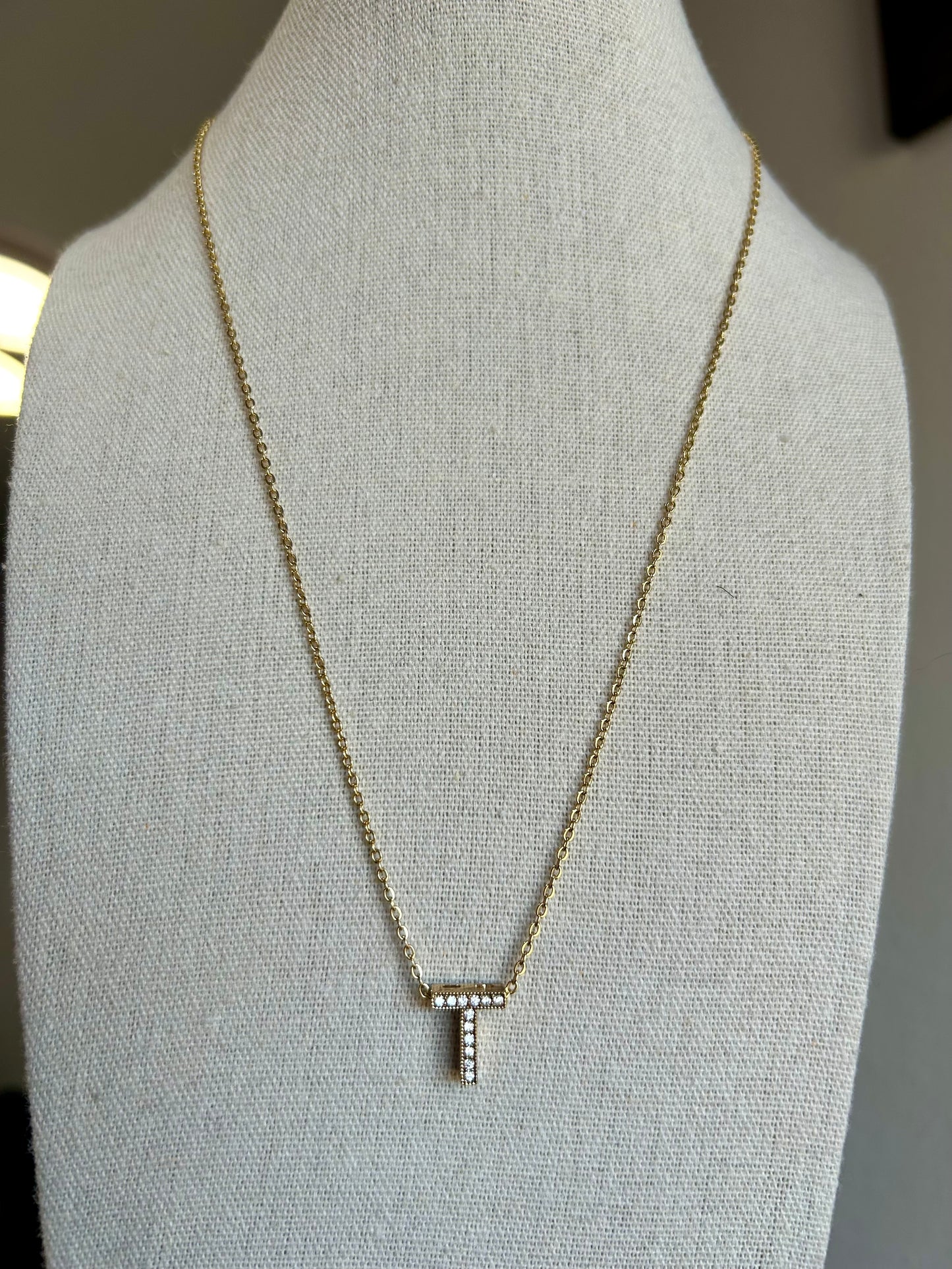 Letter T Necklace