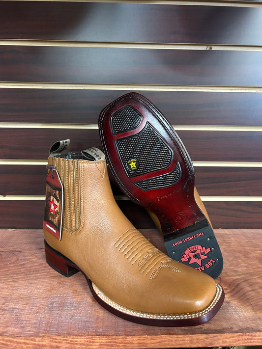 Botine Deer Skin Honey Los Altos Boots