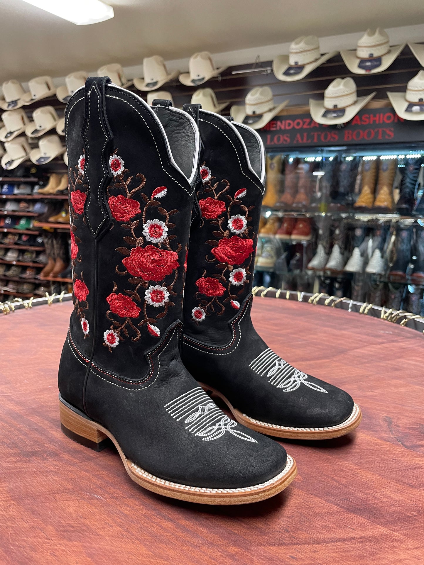 Women’s Nobuck Square Toe Boot