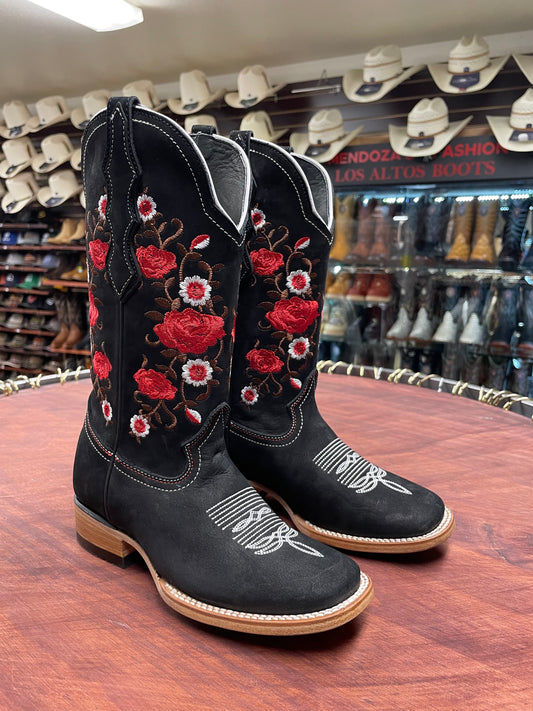Women’s Nobuck Square Toe Boot
