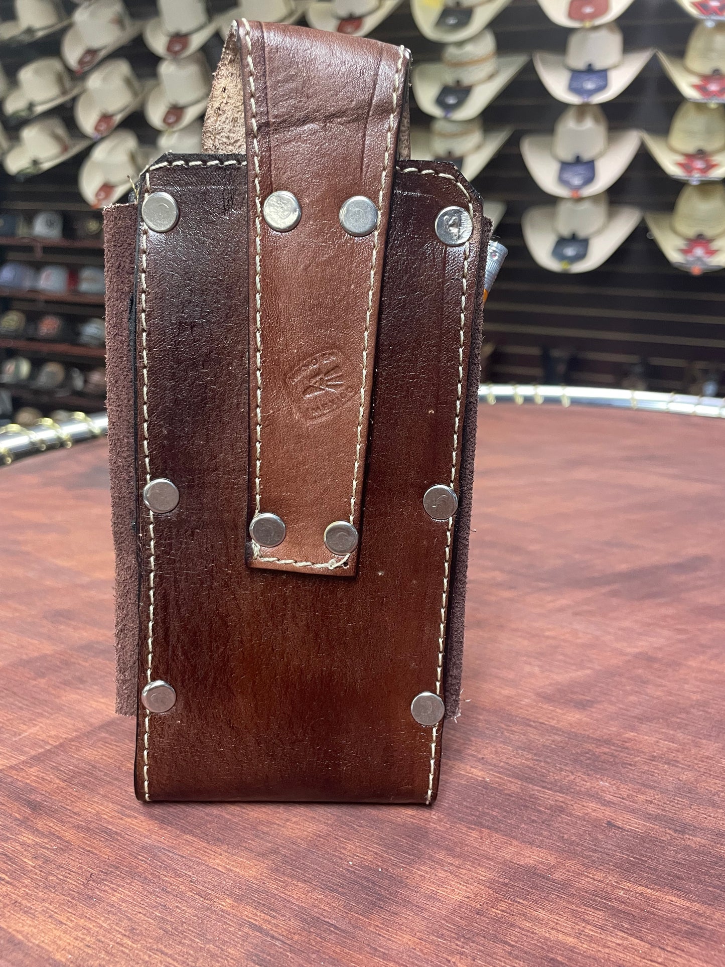 Skull Engraved Phone Holster