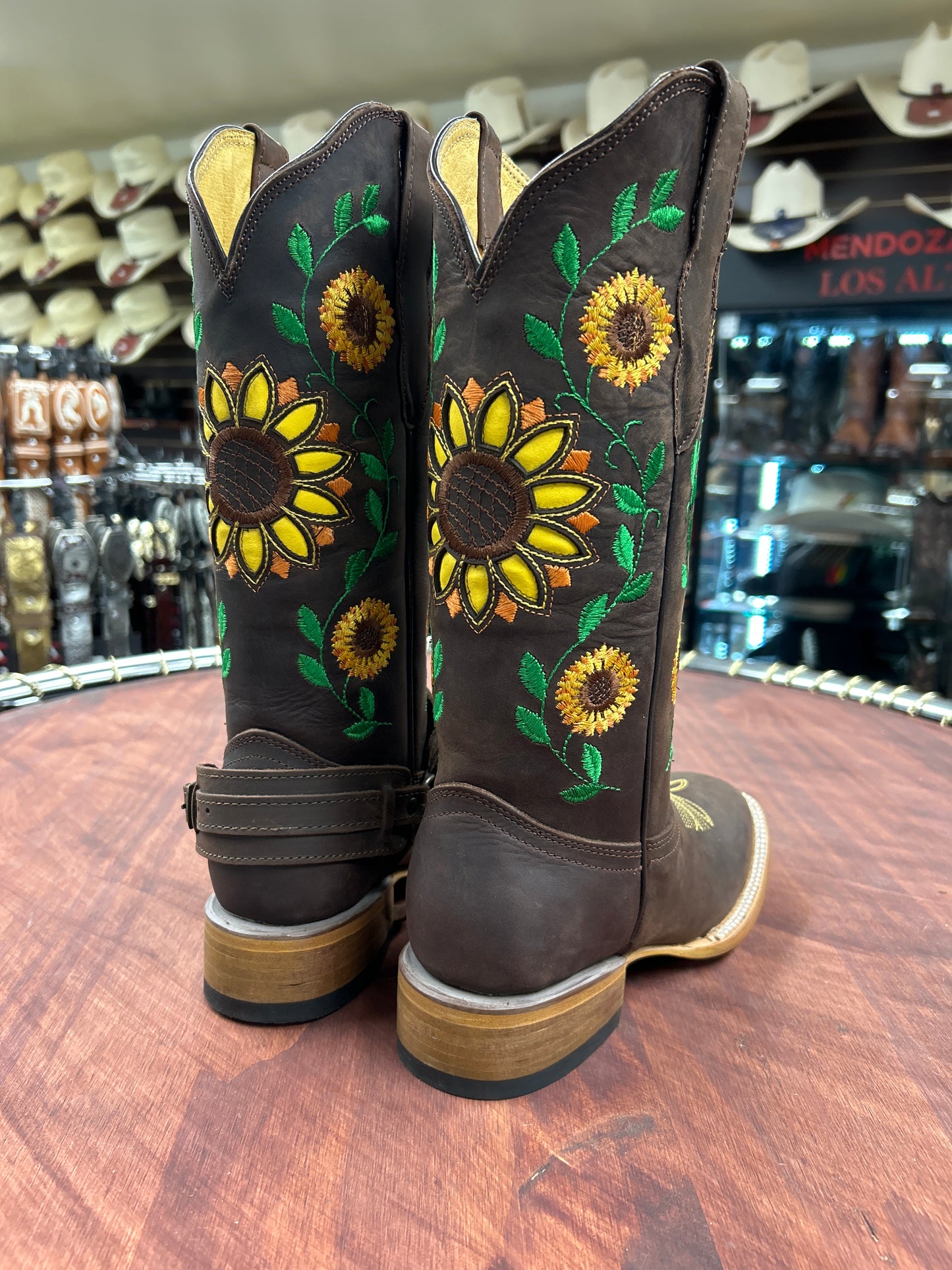 Quincy Chocolate Sunflower Women’s Boot