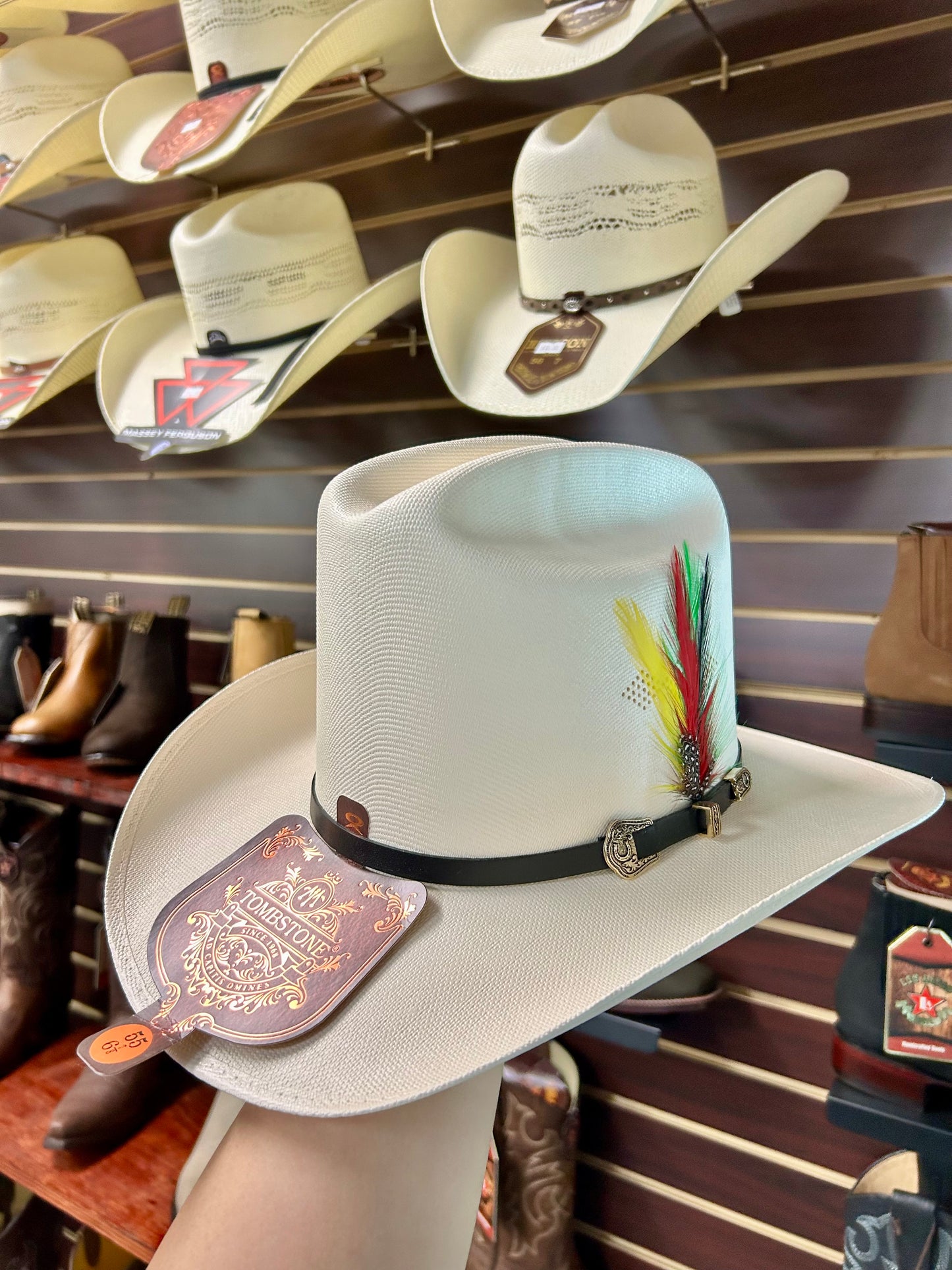 Sombrero Tombstone 1000X Copa Alta Estilo El Viejon