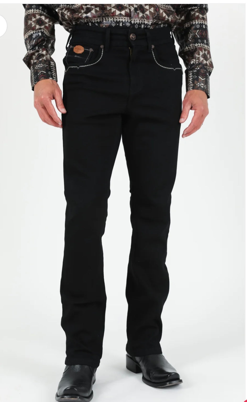 Platini Black Bootcut Jeans