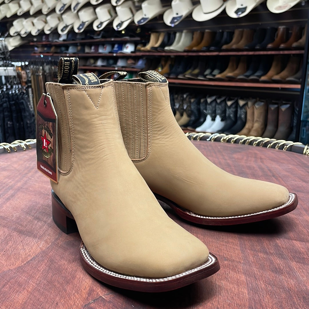 Los Altos Suede Square Toe Orix Boot