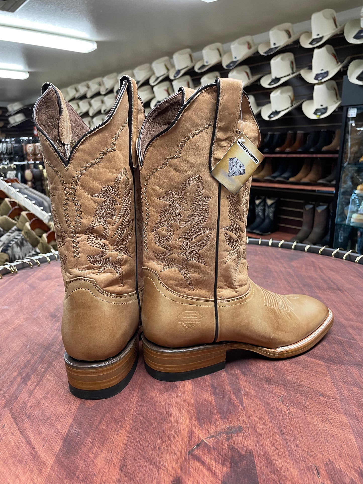 White Diamonds Rodeo Sand Boot