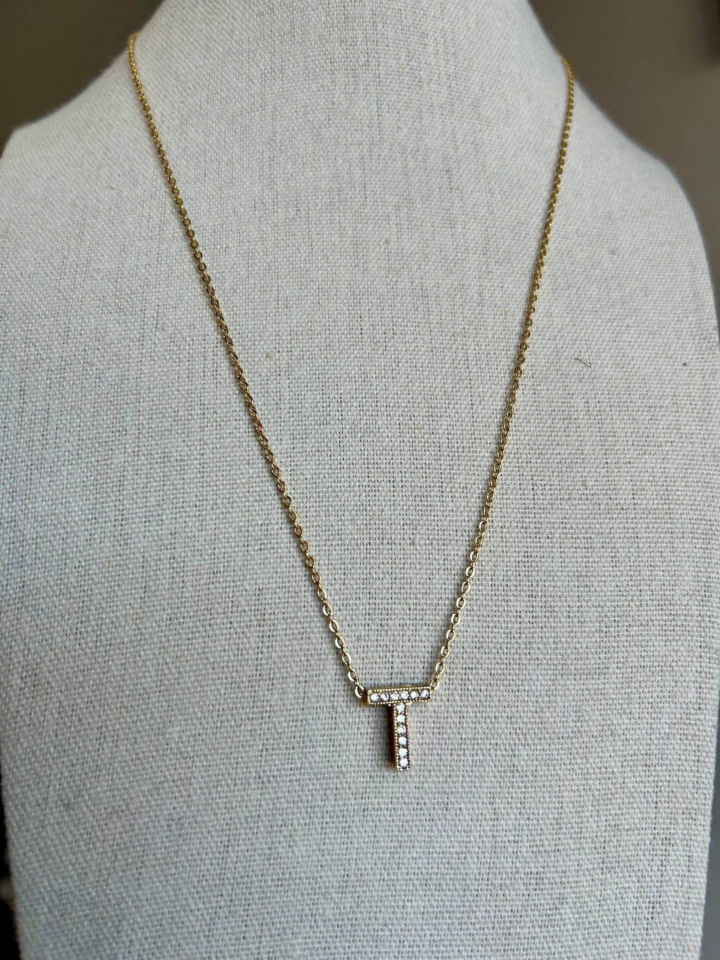 Letter T Necklace
