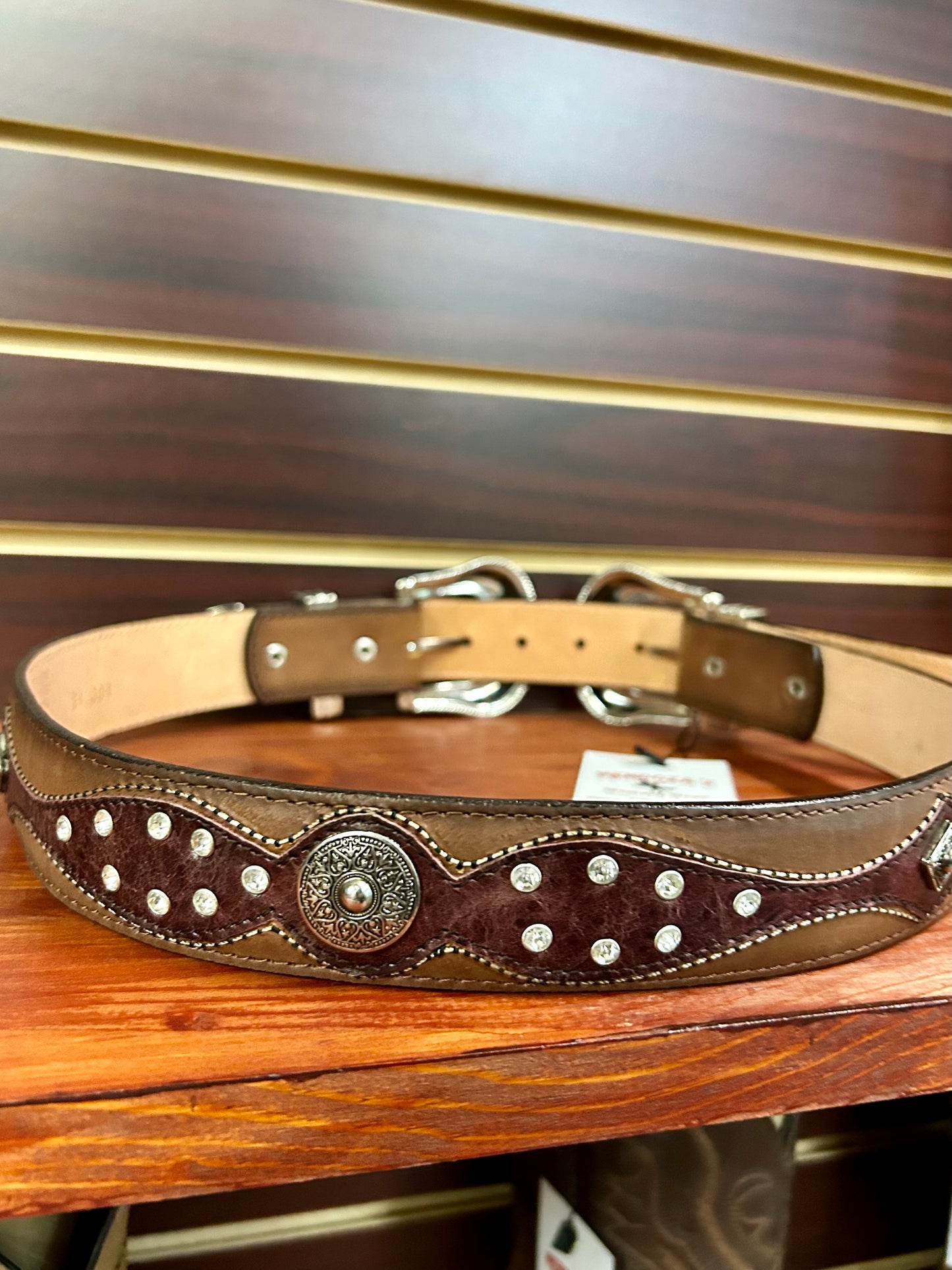 Diana Double Buckle Women’s Western Belt