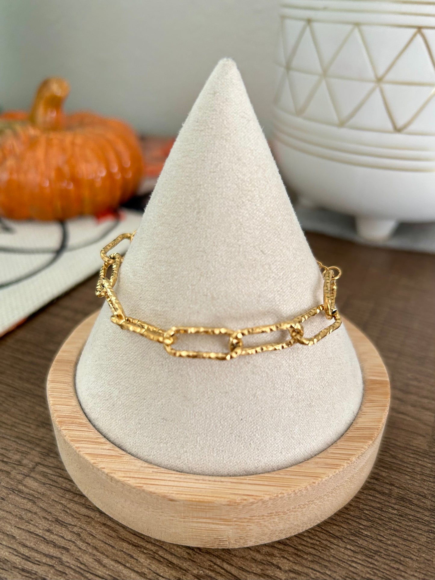 Gold Link Bracelet