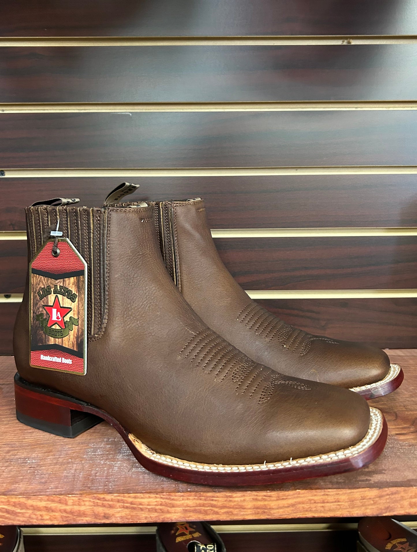 Botine Walnut Deer Skin Los Altos Boots