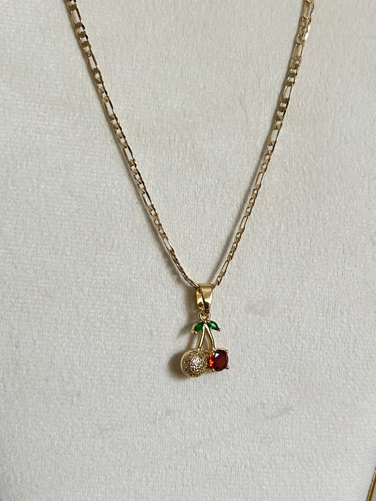 Cherry Necklace & Earrings Set