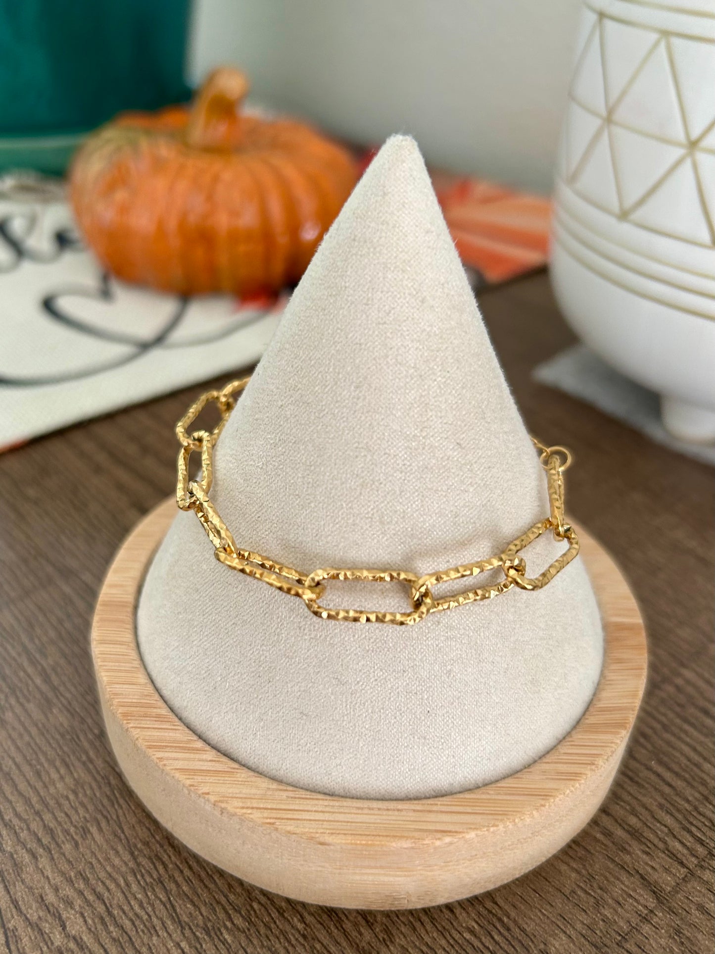 Gold Link Bracelet