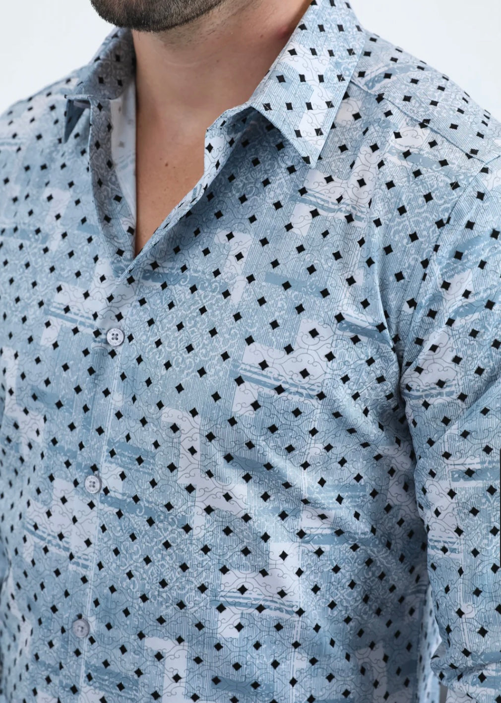 Light Blue Long Sleeve Shirt