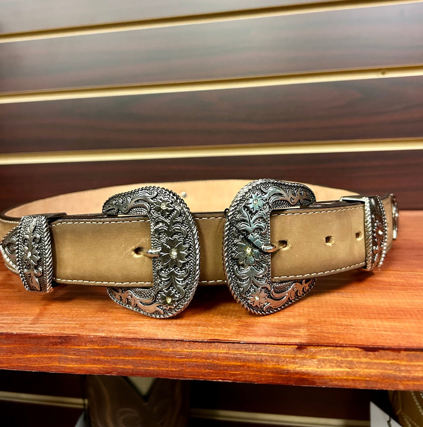 Maya Double Buckle Women’s Western Belt