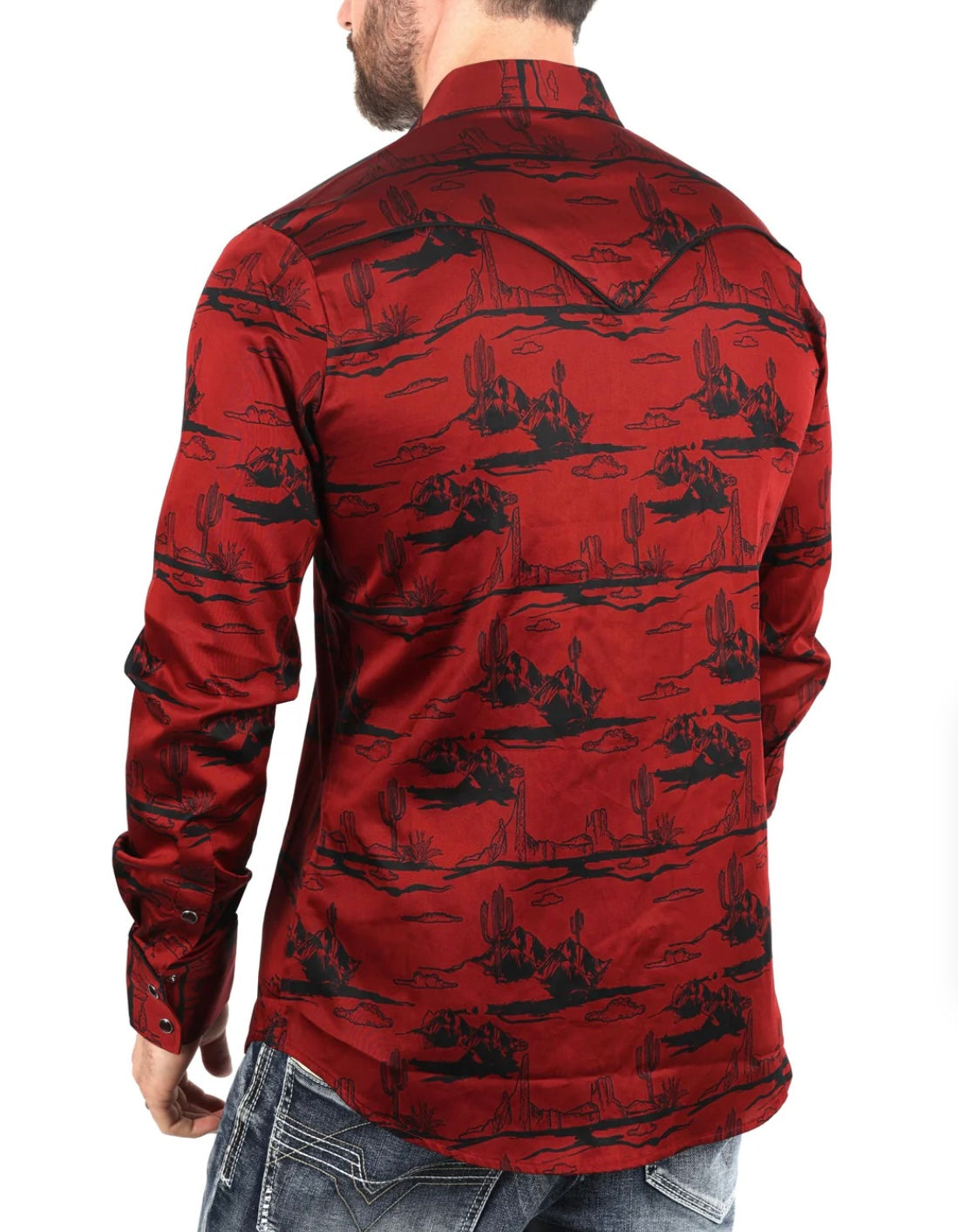 Red Wild West Dress Shirt