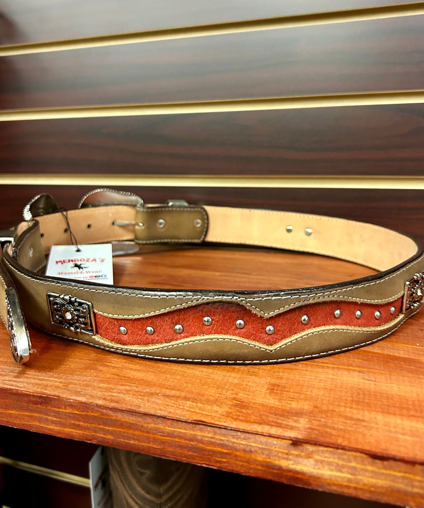 Maya Double Buckle Women’s Western Belt