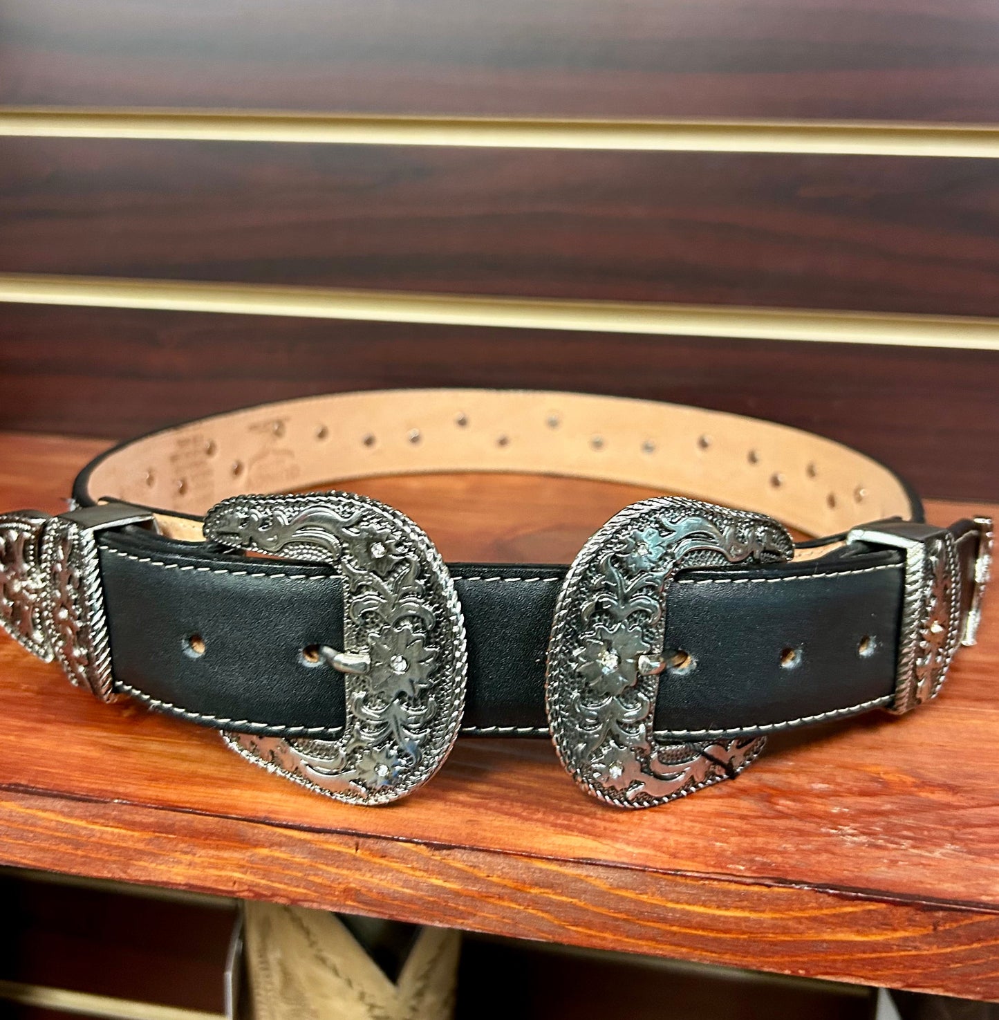 Naomi Double Buckle Women’s Western Belt