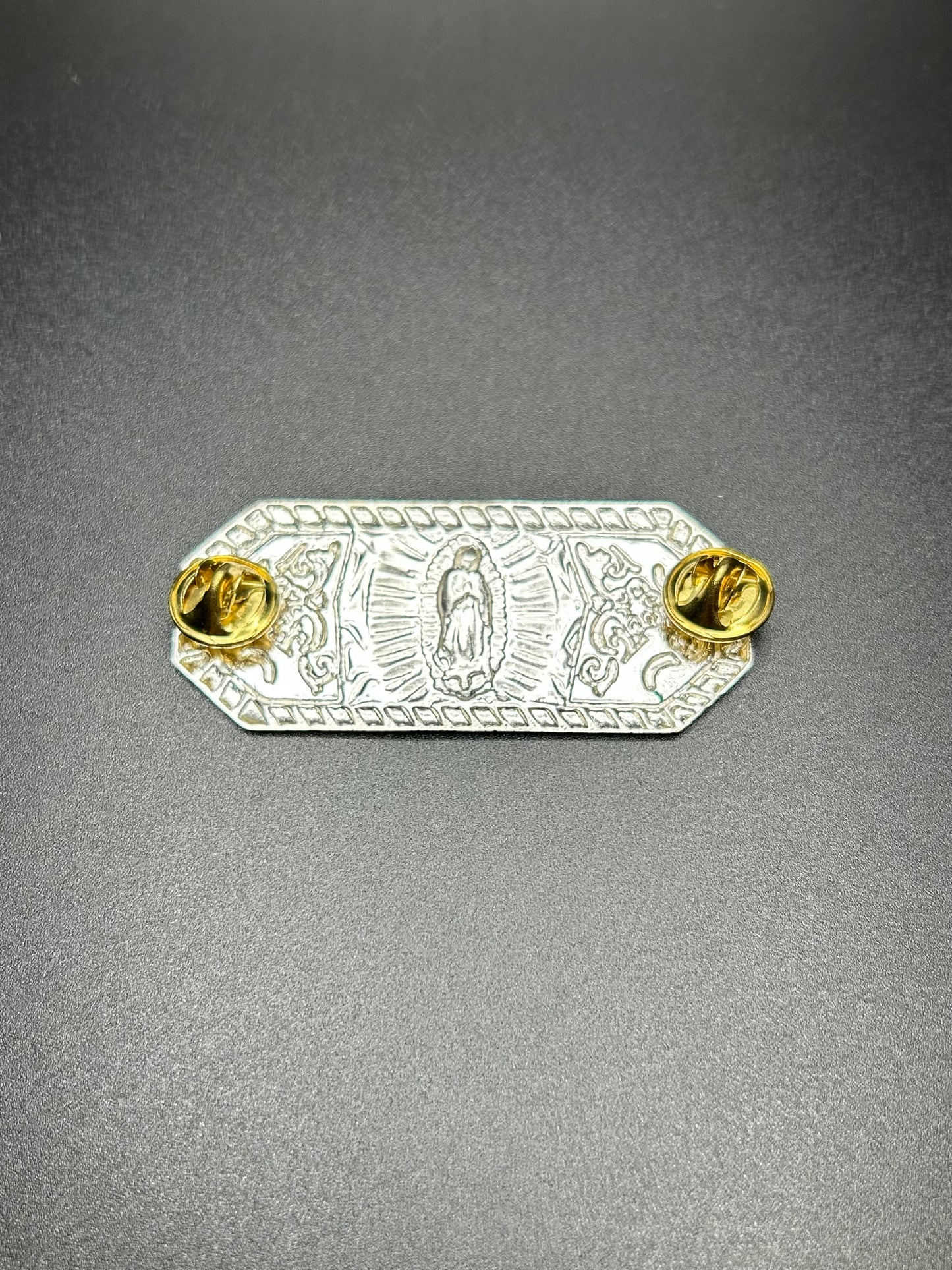 Mexico Flag Guadalupe Hat Pin